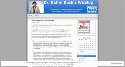 Desktop Screenshot of drkathykoch.wordpress.com