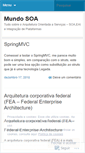 Mobile Screenshot of mundosoa.wordpress.com