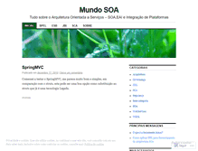 Tablet Screenshot of mundosoa.wordpress.com