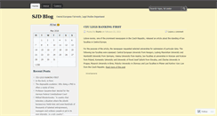 Desktop Screenshot of ceusjdlegal.wordpress.com