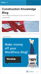 Mobile Screenshot of constructionknowledge.wordpress.com