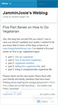 Mobile Screenshot of jamminjosie.wordpress.com