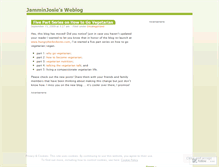 Tablet Screenshot of jamminjosie.wordpress.com