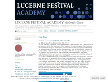 Tablet Screenshot of lucernefestivalacademy.wordpress.com