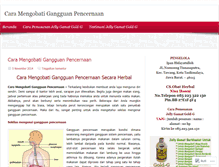 Tablet Screenshot of caramengobatigangguanpencernaana.wordpress.com
