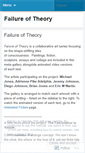 Mobile Screenshot of failureoftheory.wordpress.com