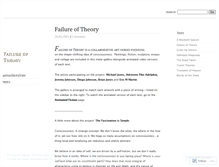 Tablet Screenshot of failureoftheory.wordpress.com