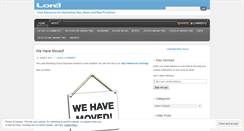Desktop Screenshot of lorelmarketing.wordpress.com