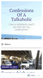 Mobile Screenshot of confessionsofatalkaholic.wordpress.com