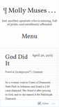 Mobile Screenshot of mollymuses.wordpress.com