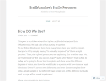 Tablet Screenshot of braillebanshee.wordpress.com