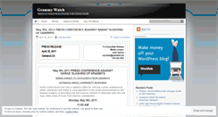 Desktop Screenshot of grammywatch.wordpress.com