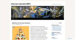 Desktop Screenshot of cienciasnaturalesieru.wordpress.com