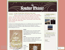 Tablet Screenshot of konditormeister.wordpress.com