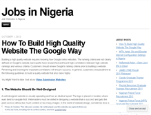 Tablet Screenshot of joblistnigeria.wordpress.com