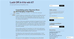 Desktop Screenshot of competitionwins.wordpress.com