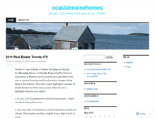 Tablet Screenshot of coastalmainehomes.wordpress.com