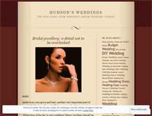 Tablet Screenshot of hudsonsweddings.wordpress.com