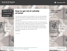 Tablet Screenshot of headupnoregrets.wordpress.com