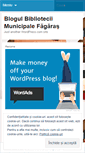 Mobile Screenshot of bibliotecafagaras.wordpress.com