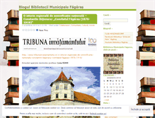 Tablet Screenshot of bibliotecafagaras.wordpress.com