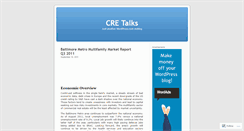 Desktop Screenshot of cretalks.wordpress.com