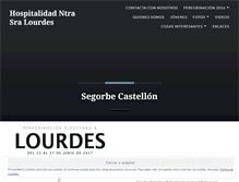 Tablet Screenshot of hospitalidadcastellon.wordpress.com