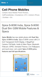 Mobile Screenshot of cellphonemobiles.wordpress.com