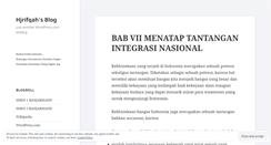 Desktop Screenshot of hjrifqah.wordpress.com