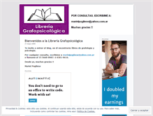 Tablet Screenshot of libreriagrafopsicologica.wordpress.com