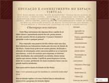 Tablet Screenshot of ciberedu.wordpress.com