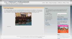 Desktop Screenshot of jjfreight.wordpress.com
