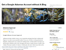 Tablet Screenshot of googleadsenseaccount.wordpress.com