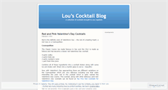 Desktop Screenshot of louscocktails.wordpress.com