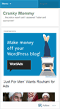 Mobile Screenshot of crankymommyent.wordpress.com