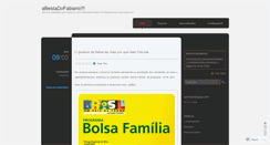 Desktop Screenshot of abestadofabiano.wordpress.com