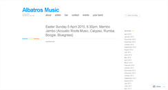 Desktop Screenshot of albatrosmusicwells.wordpress.com