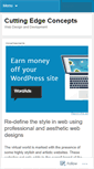 Mobile Screenshot of cuttingedgeconcepts.wordpress.com