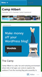Mobile Screenshot of camphilbert.wordpress.com
