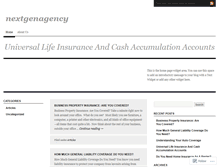 Tablet Screenshot of nextgenagency.wordpress.com