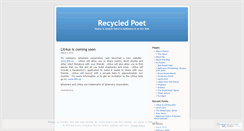 Desktop Screenshot of dpoetry.wordpress.com