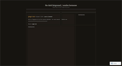 Desktop Screenshot of darkfairground.wordpress.com