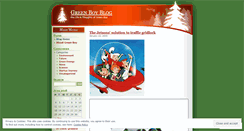 Desktop Screenshot of greenboyblog.wordpress.com