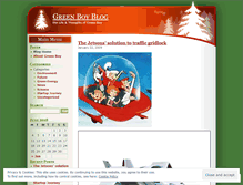 Tablet Screenshot of greenboyblog.wordpress.com