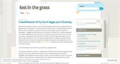 Desktop Screenshot of lostinthegrass.wordpress.com