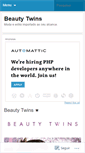 Mobile Screenshot of beautytwins.wordpress.com