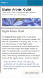 Mobile Screenshot of digitalartistsguild.wordpress.com