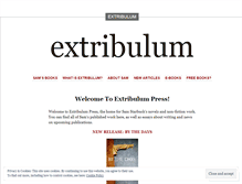 Tablet Screenshot of extribulum.wordpress.com