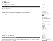 Tablet Screenshot of kphlublin.wordpress.com