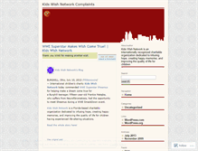 Tablet Screenshot of kidswishnetworkcomplaints.wordpress.com